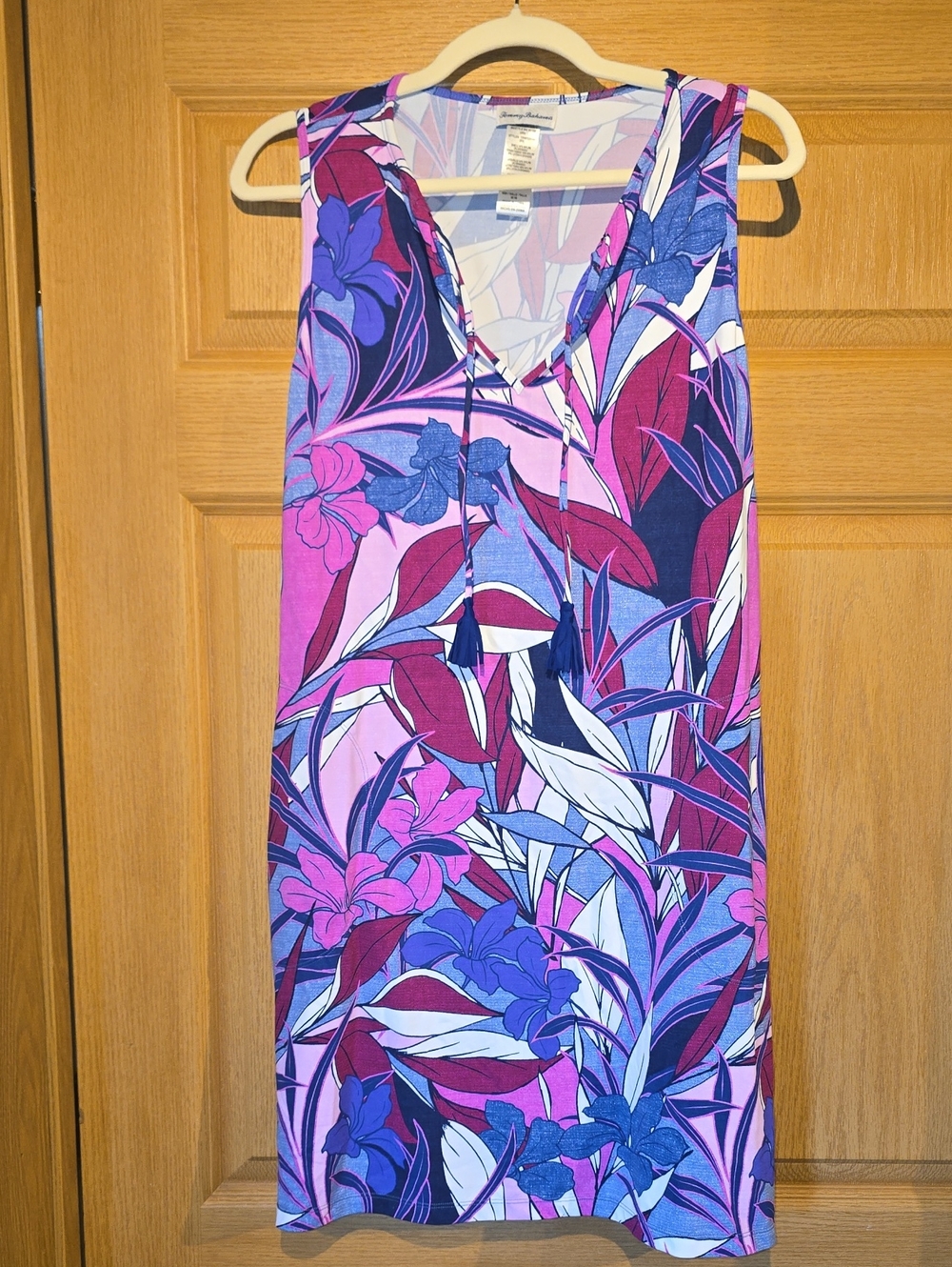 Tommy Bahama Sleeveless Floral Chemise in Pink, Purple & Blue